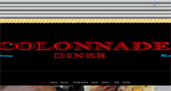 Desktop Screenshot of colonnadediner.com